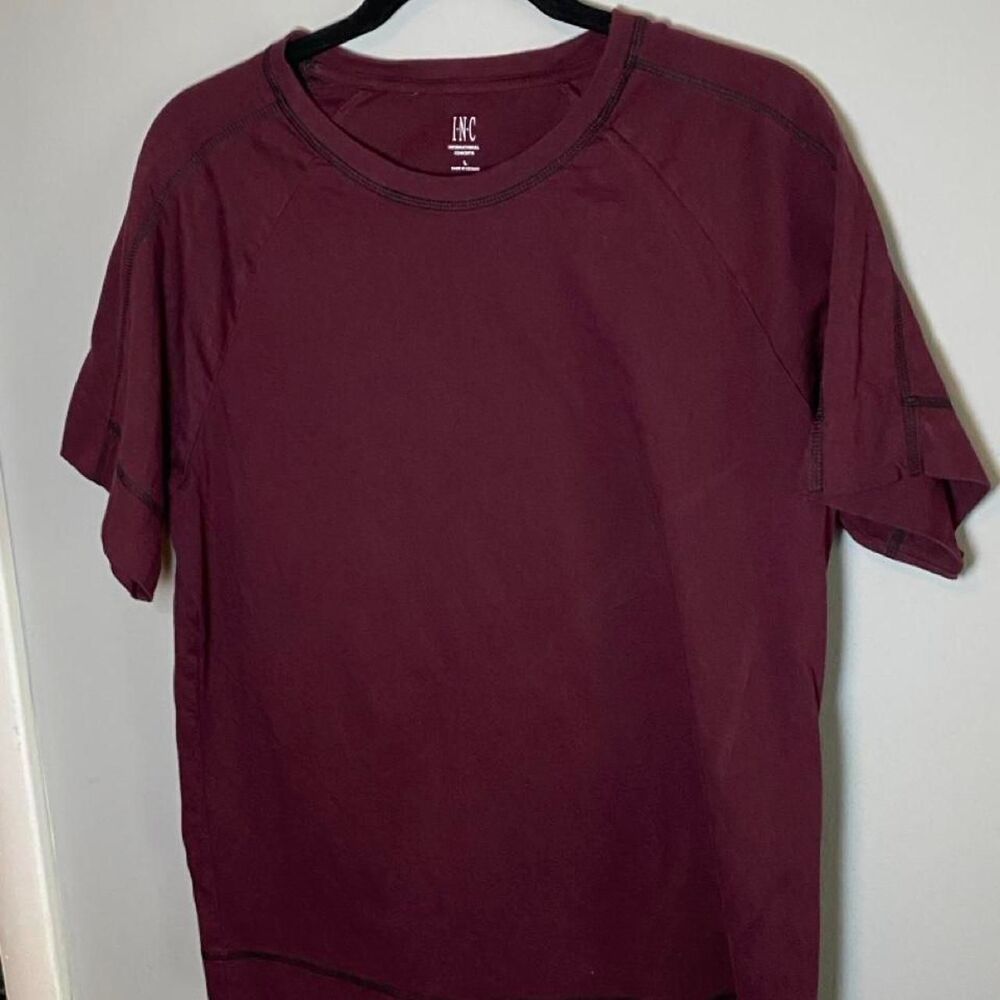 Inc-international-concepts Men's Burgundy and Red Shirt